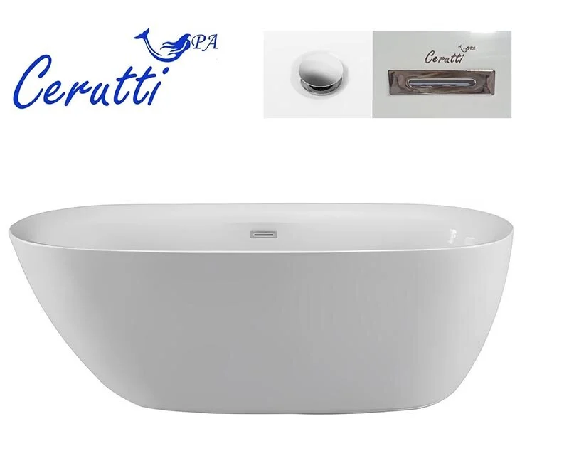 Акриловая ванна Cerutti Spa CT7386 белый