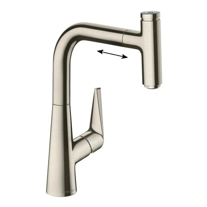 Смеситель для кухни Hansgrohe Talis Select 73852800 серый