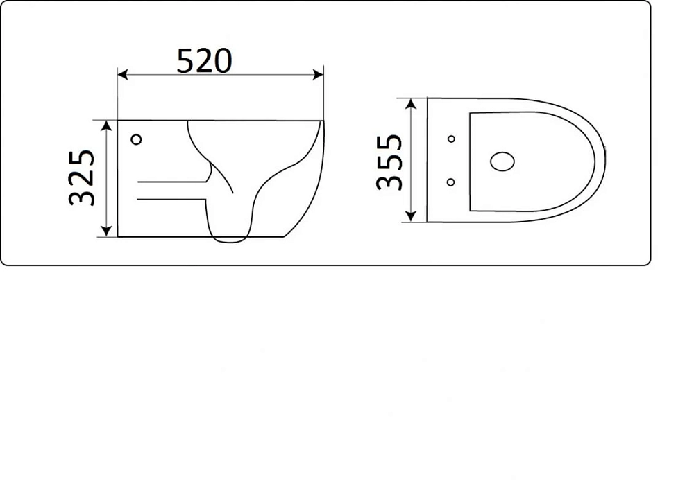 Подвесной унитаз CeramaLux CL 2196-1, безободковый, сиденье с микролифтом