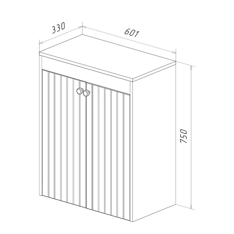 Тумба под раковину Lemark Romance LM07R35N-SH белый