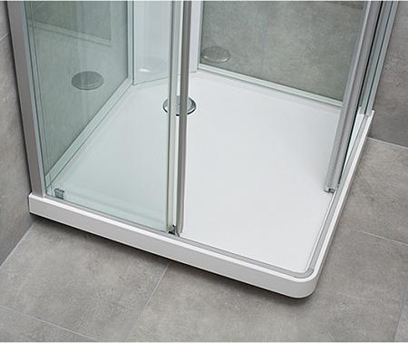 Передняя стенка душевой кабины 90x90 Ido Showerama 10-5 Comfort 558.210.00.1 матовый хром + прозрачное стекло