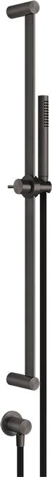 Душевой гарнитур Gessi 316 54045#707, brushed black metal PVD