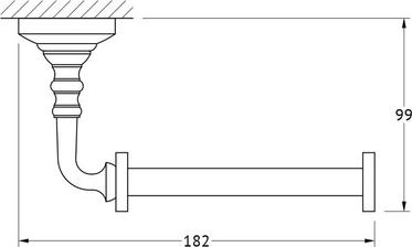 Держатель туалетной бумаги 3SC Stilmar STI 021 хром