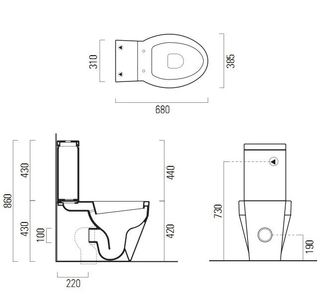 Напольный унитаз GSI Losanga 751711