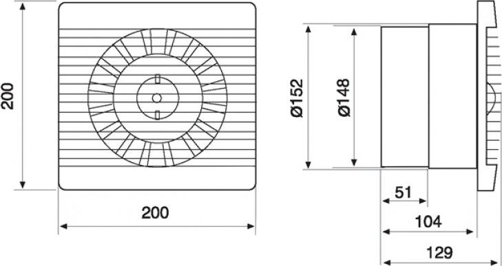 Вытяжной вентилятор Soler&Palau Decor 300R