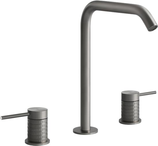 Смеситель для раковины Gessi 316 Meccanica 54211#239, steel brushed