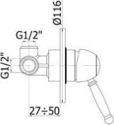 Смеситель Paffoni Giorgia GI010CR для душа