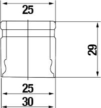 Гильза Stout SFA 0020 25 мм