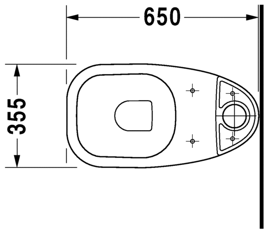 Напольный унитаз Duravit D-Code 21110900002 с бачком 0927000004 подключение справа или слева