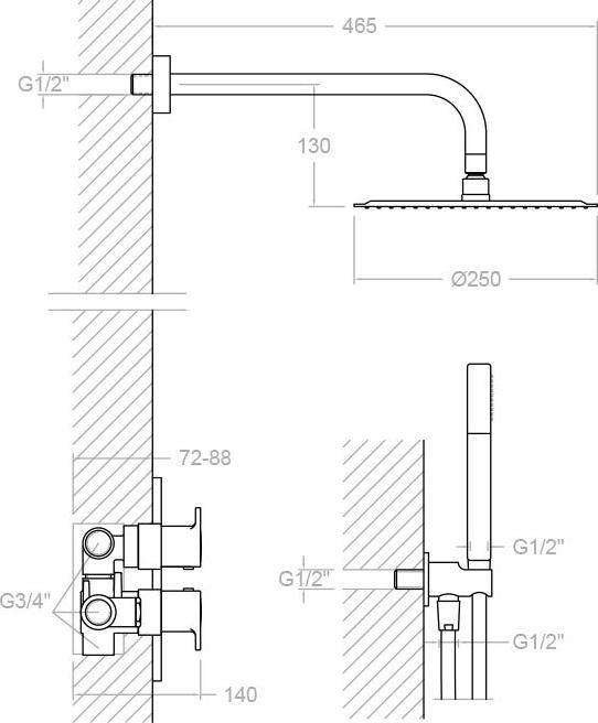 Душ Ramon Soler RS-Q K9387001