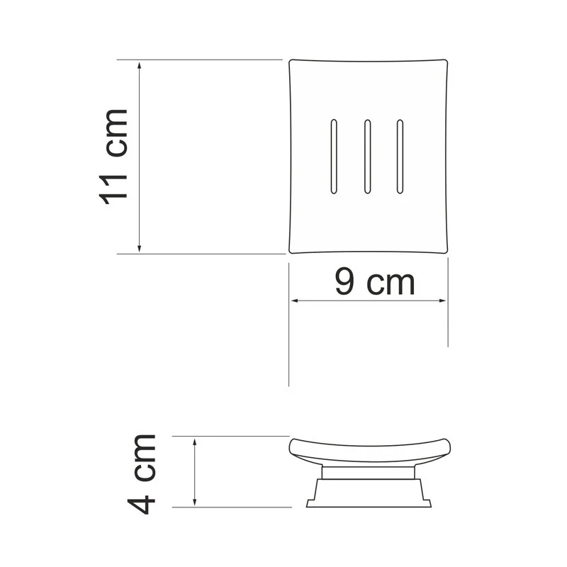 Мыльница WasserKRAFT Amper K-5400 5429W белый