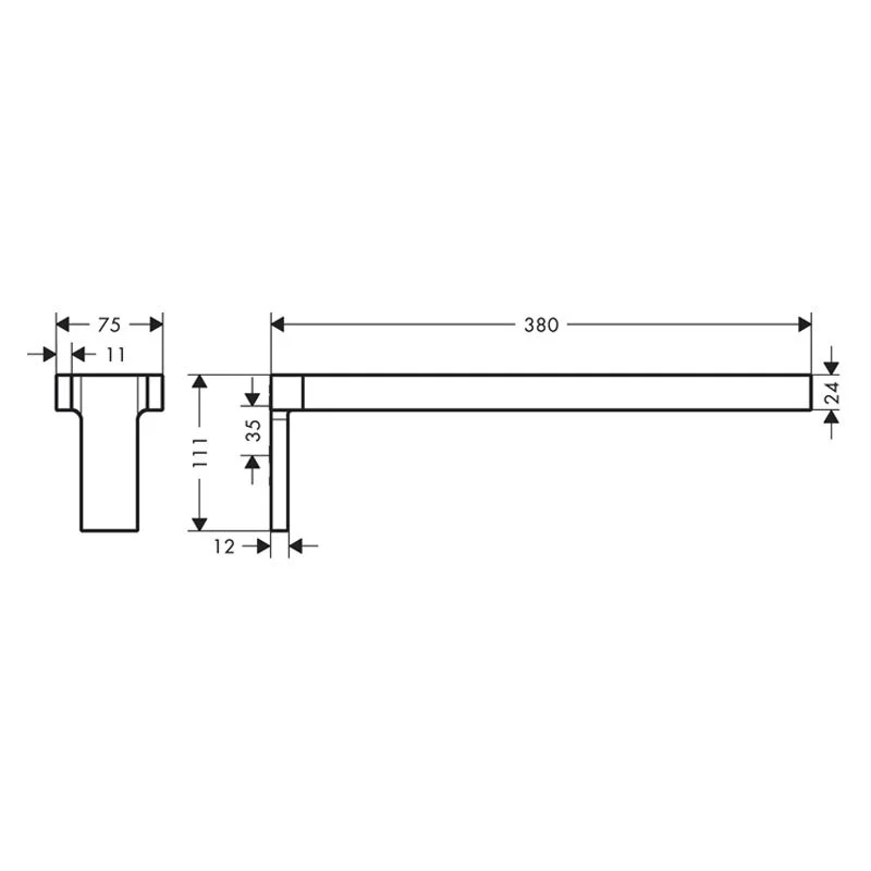 Полотенцедержатель Axor Universal Accessories 42622000 хром