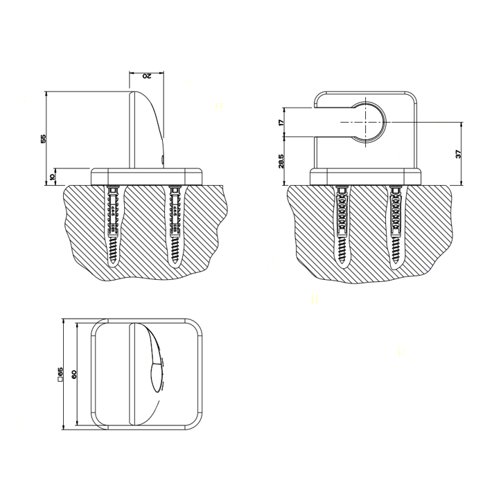 Держатель для душа Gessi iSpa 41157#031, хром