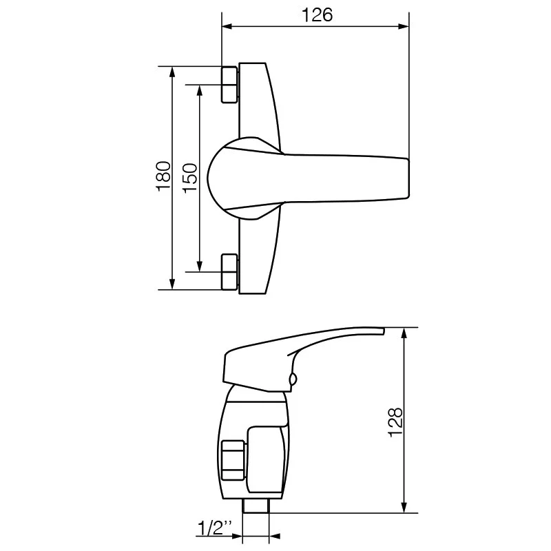 Смеситель для душа Veragio Enlar VR.ENL-5331.CR хром