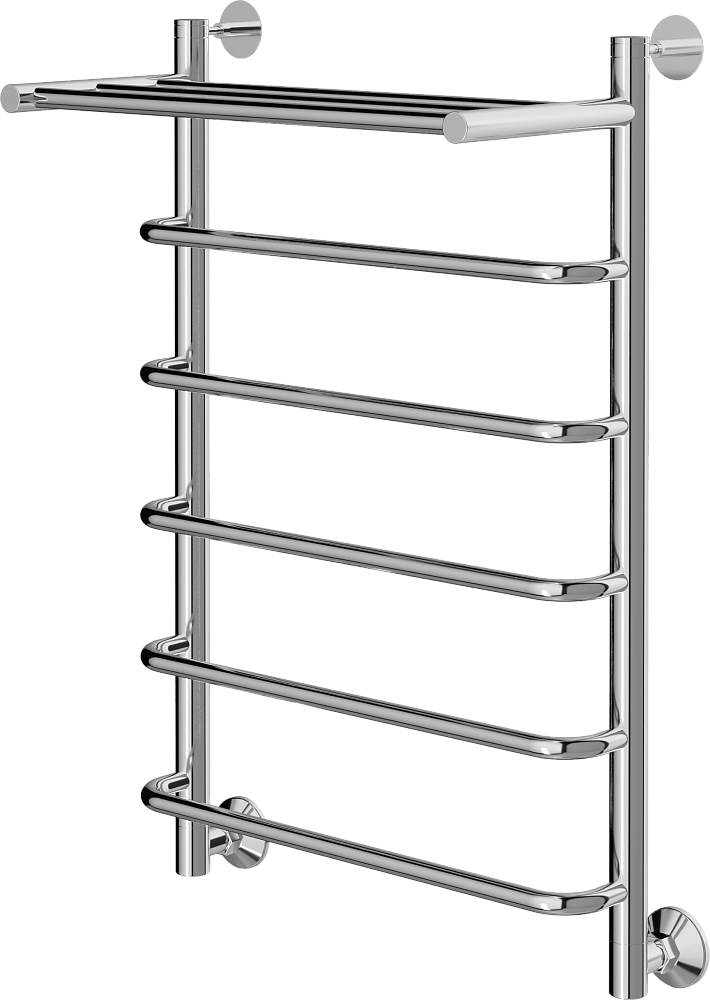 Полотенцесушитель водяной Ewrika Сафо FТ 80х50, с полкой, хром