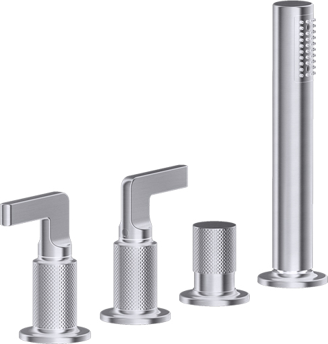 Смеситель на борт ванны Gessi Inciso 58043#149, finox