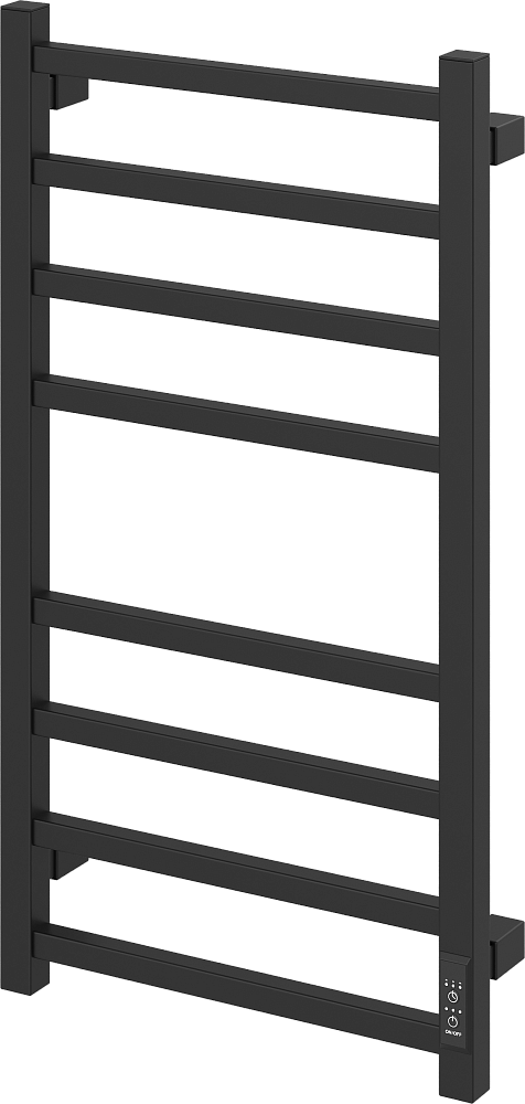 Полотенцесушитель электрический Ewrika Пенелопа L2 80х40, черный матовый