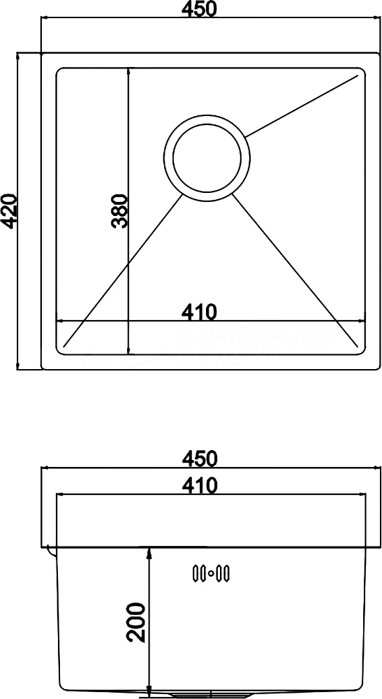 Кухонная мойка Mixline 548566, золото