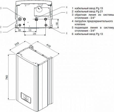 Электрический котел Protherm СКАТ 28 KE14