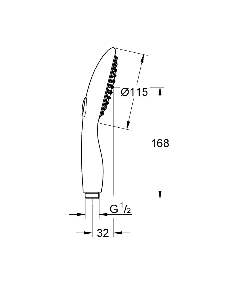 Ручной душ Grohe Power & Soul 27669000