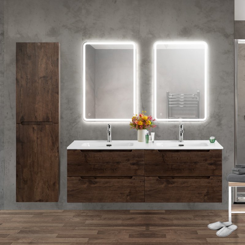 Тумба под раковину BelBagno ETNA-1400-4C-SO-2-RW 140 см, Rovere Moro