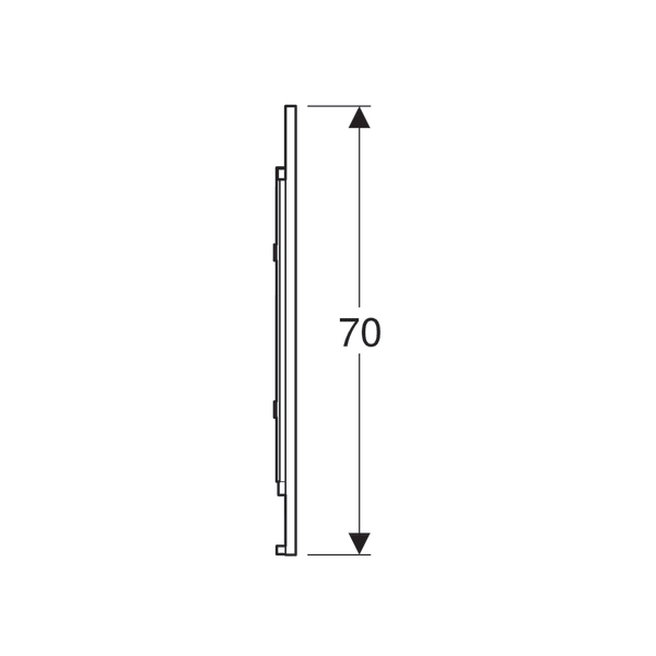 Зеркало с подсветкой 75 см Geberit Option Plus 501.072.00.1