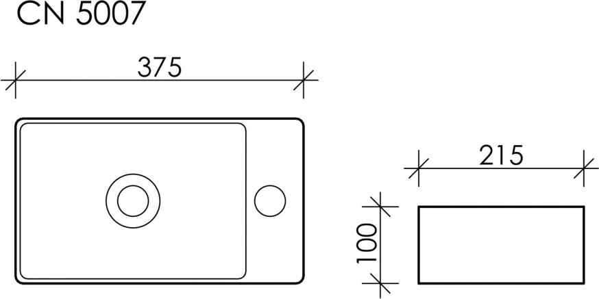 Рукомойник Ceramica Nova Element CN5007