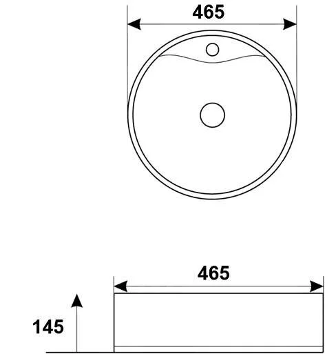 Раковина накладная Comforty 78198 белый