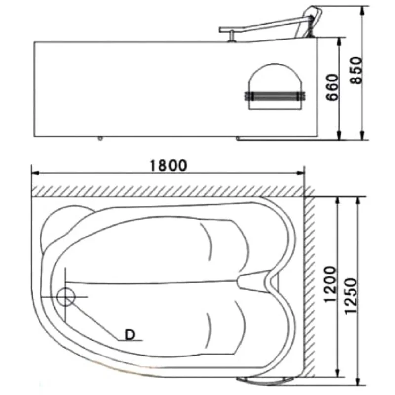 Акриловая ванна Appollo AT AT-0929L белый