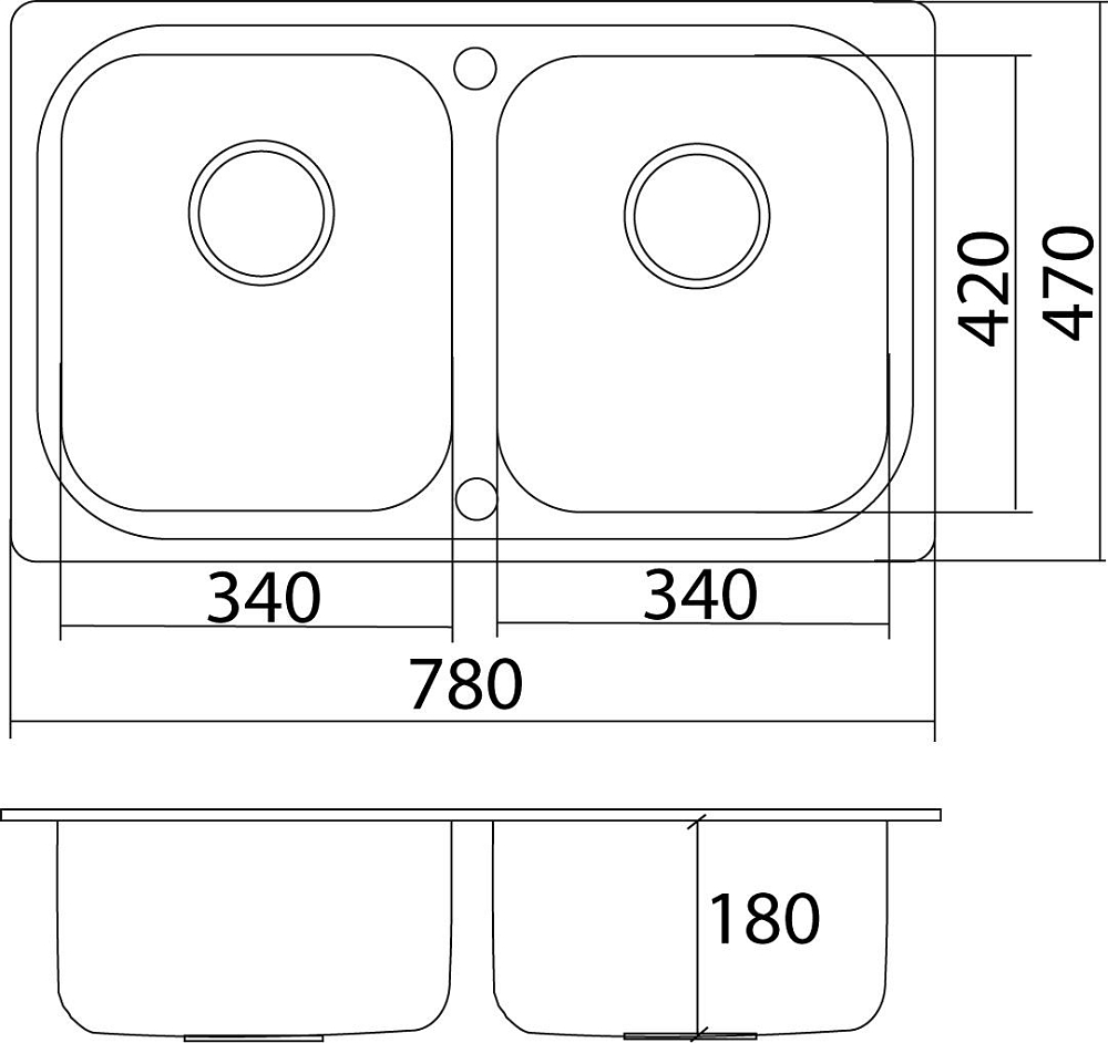 Кухонная мойка Oulin OL-S8905