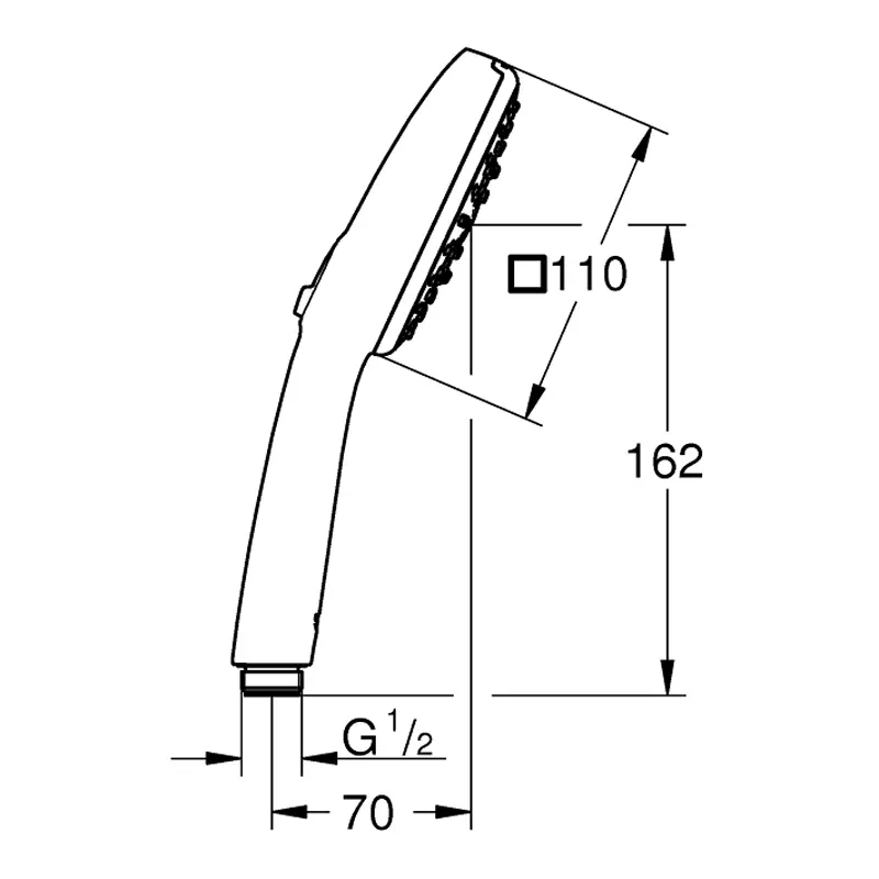 Душевая лейка Grohe Tempesta 27574003 хром