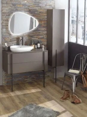 Керамогранит Kerama Marazzi Вяз коричневый матовый 9,9х40,2