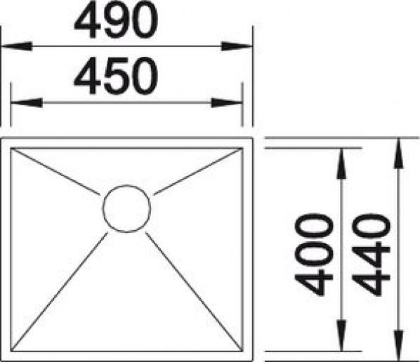 Кухонная мойка Blanco Zerox 450-IF 521586