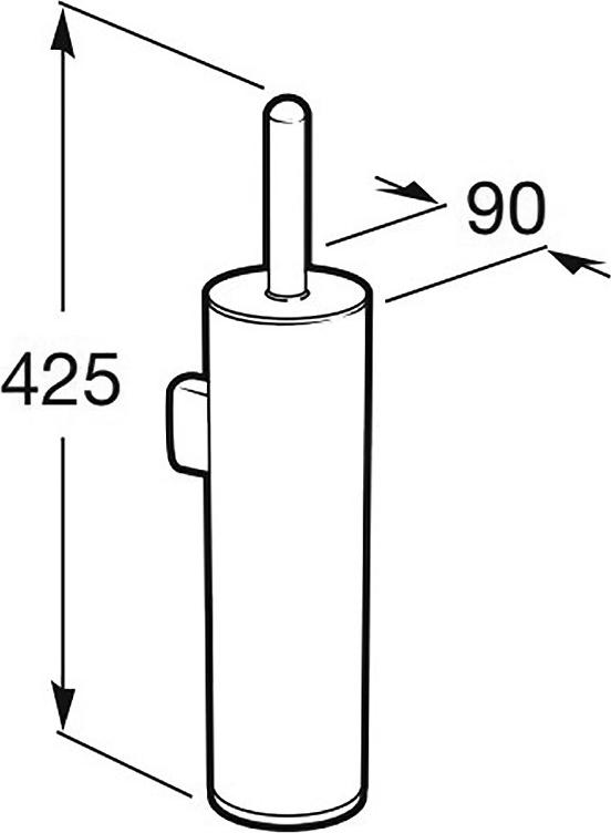 Настенный держатель для ёршика Roca Hotels 816726001