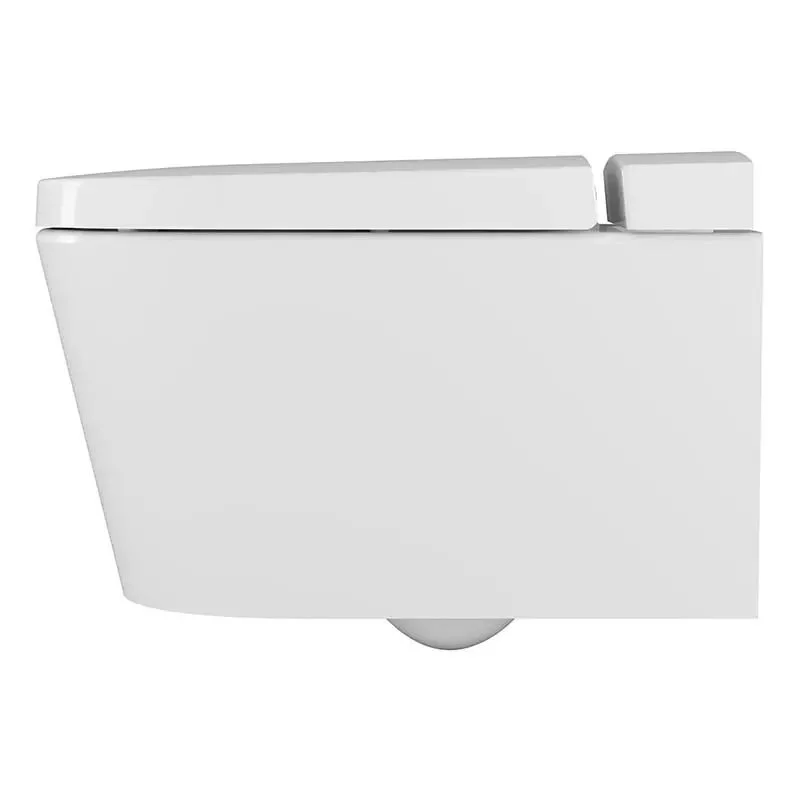 Инсталляция Grohe Rapid SL c безободковым унитазом VitrA Nest 5176B003-6233, с функцией биде, с системой дозирования моющих и дезодорирующих средств, крышка микролифт, клавиша черная матовая, комплект