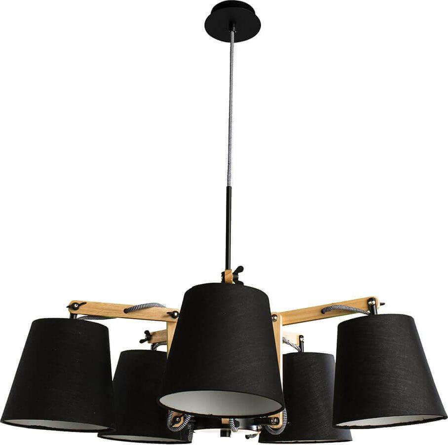 Подвесная люстра Arte Lamp Pinoccio A5700LM-5BK