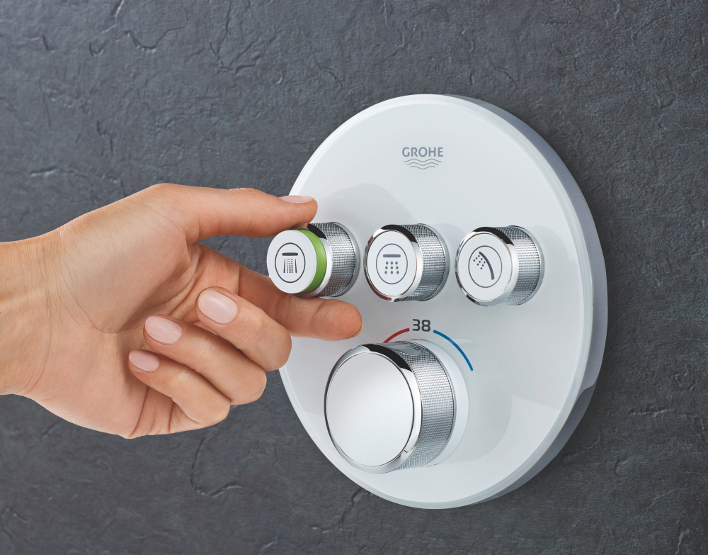 Термостат Grohe Grohtherm SmartControl 29904LS0 для ванны с душем белая луна