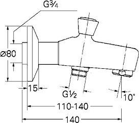 Излив Grohe 13435000