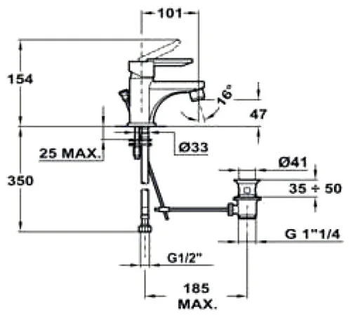 Смеситель для раковины Mofem Rumba 150-0038-10 хром