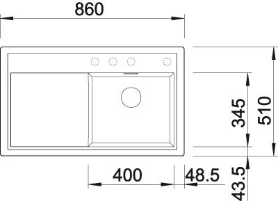 Кухонная мойка Blanco Zenar 519257 бежевый