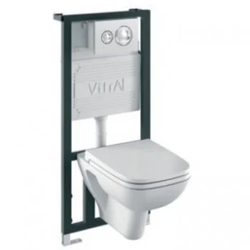 Инсталляция Vitra с унитазом Vitra S20 9004B003-7200, сиденье микролифт, комплект