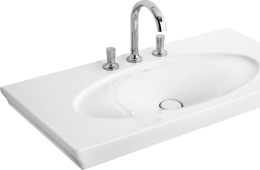 Раковина-столешница Villeroy & Boch 100x49 см La Belle 6124A1R1