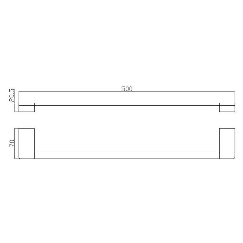 Полотенцедержатель Rav-Slezak Nil NLA0701/50 хром