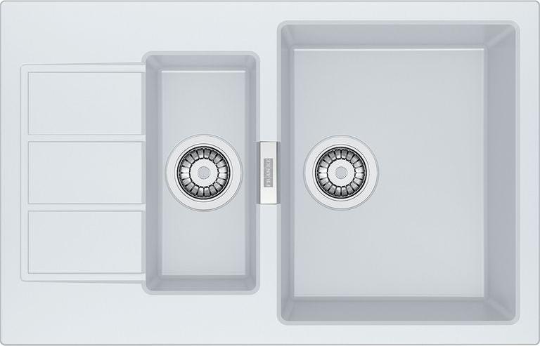 Кухонная мойка 78 см Franke Sirius SID 651-78 3,5" 114.0489.220, полярный белый