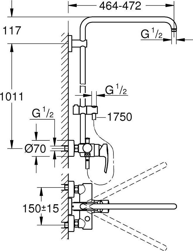 Душевая система Grohe Euphoria System 26240000