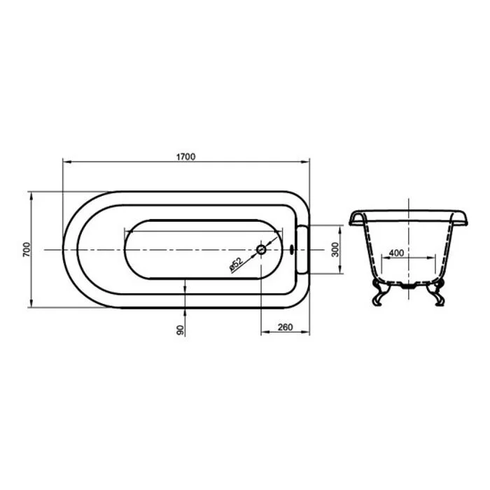 Акриловая ванна Knief Aqua Plus 0100-066-01 белый