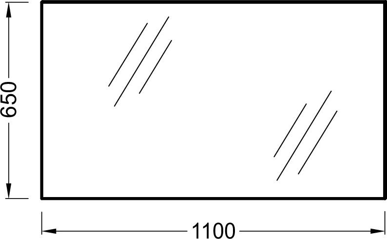 Зеркало 110 см Jacob Delafon EB1400-NF