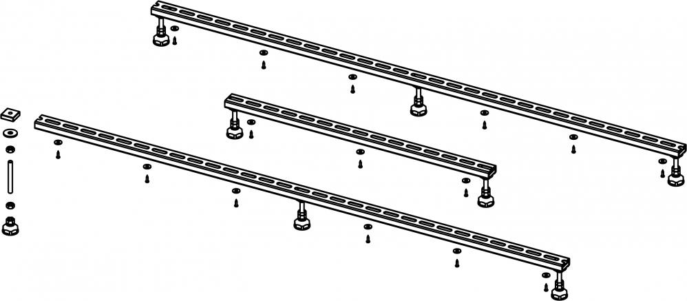 Ножки для душевого поддона Riho 207112 для поддонов Basel 410 420