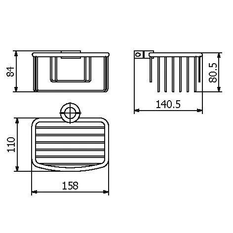 Мыльница Langberger Accessories 76260 хром