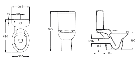 Унитаз-компакт Ideal Standard Avance W900901